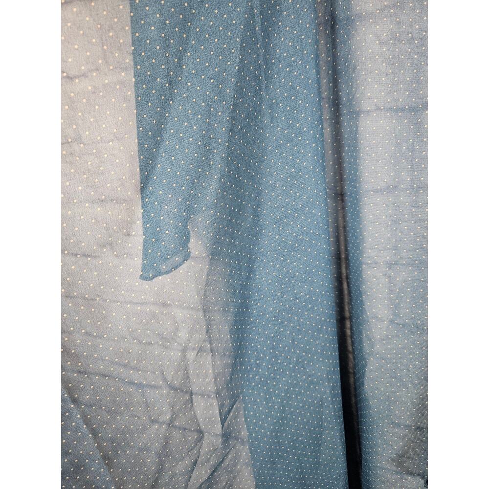 LulaRoe Women's Size Small Blue with Pink Polka Dot Kimono Duster - Picture 6 of 7